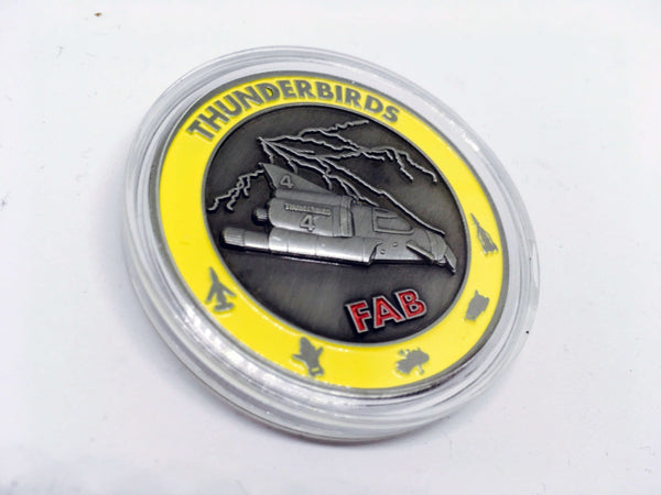 Thunderbirds - Limited Edition Challenge Coin (Yellow) - Novelty