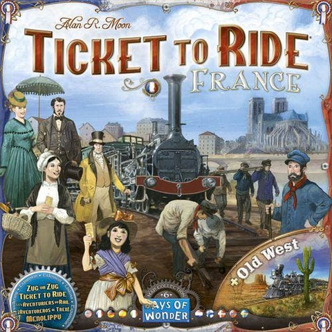 Ticket to Ride Map Collection: Volume 6 France & Old West - Board Game