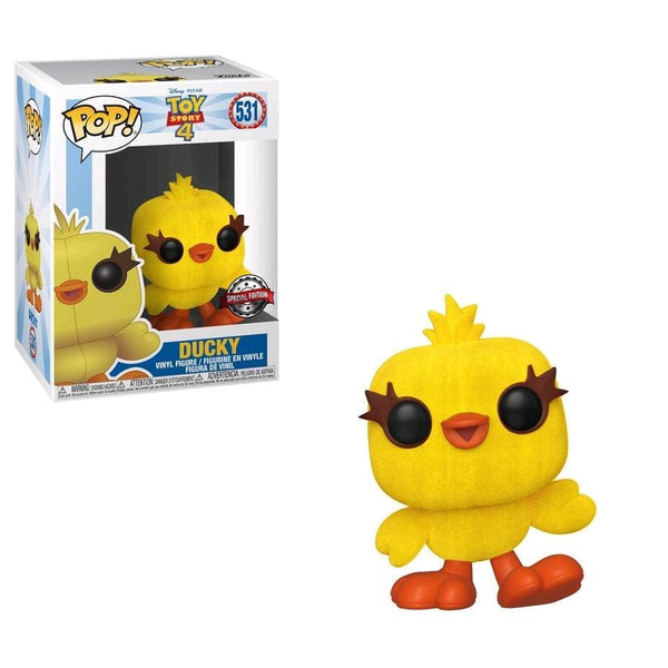 Toy Story 4 - Ducky Flocked US Exclusive Pop! Vinyl [RS] - Pop! Vinyl