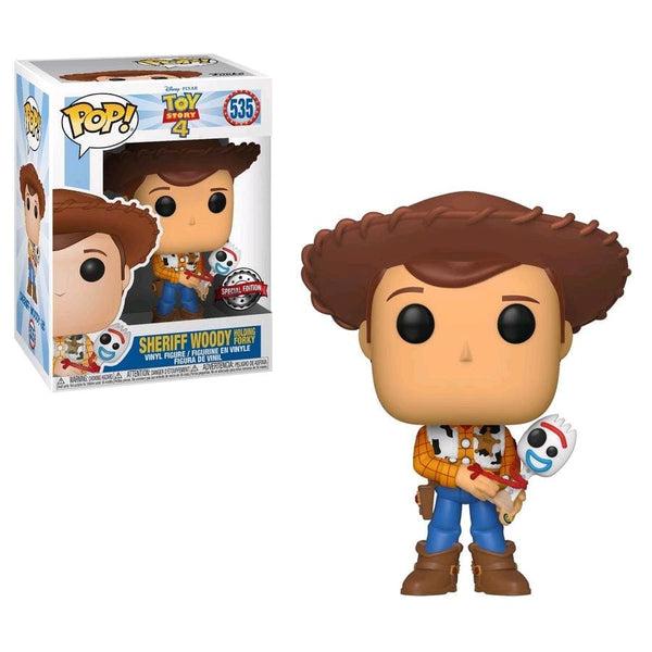 Toy Story 4 - Woody with Forky US Exclusive Pop! Vinyl [RS] - Pop! Vinyl