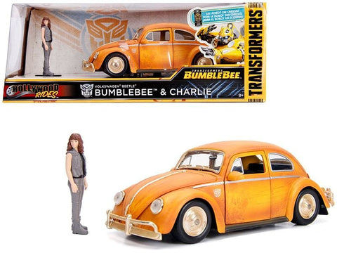 Transformers - 71 Volkswagon Beetle Bumblebee 1:24 Scale Holly Wood Rides - Metal Figures & Vehicles