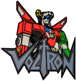 Voltron - Voltron Bust with Logo Enamel Pin - Badges & Pins
