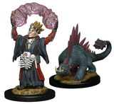 Wardlings - Boy Warlock & Lizard Pre-Painted - Roleplaying Miniature