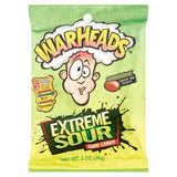 Warheads Extreme Sour Hard Candy Peg Bag - Candy