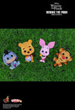 Winnie the Pooh - Winnie the Pooh Flocked Cosbaby 3.75â Hot Toys Bobble-Head Figure - Vinyl Figure