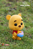Winnie the Pooh - Winnie the Pooh Flocked Cosbaby 3.75â Hot Toys Bobble-Head Figure - Vinyl Figure