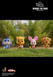 Winnie the Pooh - Winnie the Pooh Flocked Cosbaby 3.75â Hot Toys Bobble-Head Figure - Vinyl Figure