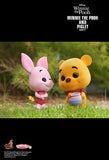 Winnie the Pooh - Winnie the Pooh Flocked Cosbaby 3.75â Hot Toys Bobble-Head Figure - Vinyl Figure