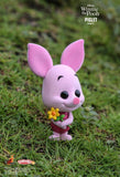 Winnie the Pooh - Piglet Flocked Cosbaby 3.75â Hot Toys Bobble-Head Figure - Vinyl Figure