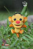 Winnie the Pooh - Tigger Flocked Cosbaby 3.75â Hot Toys Bobble-Head Figure - Vinyl Figure