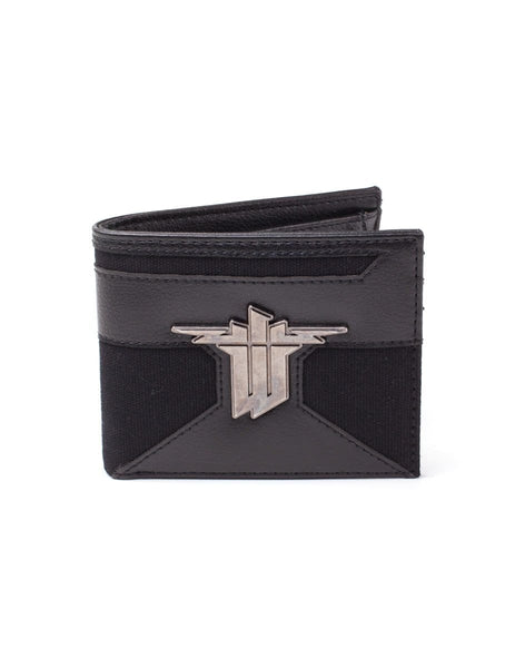 Wolfenstein 2 - Metal Badge Logo Wallet - Bags & Accessories