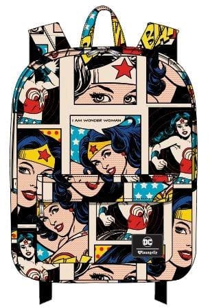 Wonder Woman - Comic Strip Print Backpack - Bags & Accessories