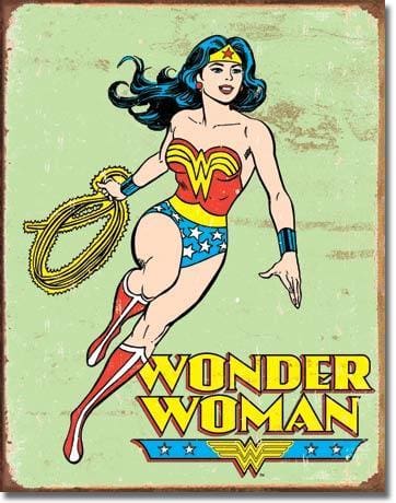 Wonder Woman - Retro Tin Sign - Posters & Art Prints