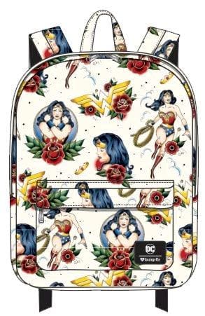 Wonder Woman - Tattoo Print Backpack - Bags & Accessories