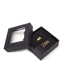 Zelda - Golden Ring with Triforce logo-M - Jewellery