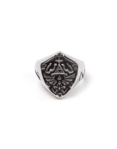 Zelda - Hyrule Signet Metal Shield Ring-S - Jewellery
