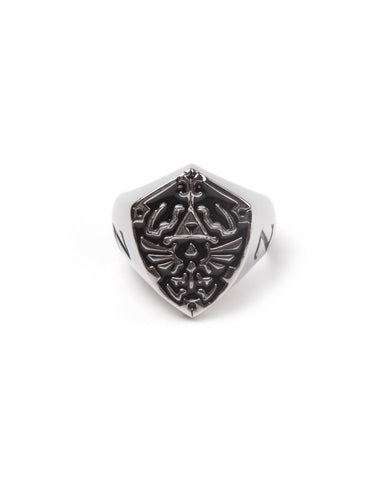 Zelda - Hyrule Signet Metal Shield Ring-XL - Jewellery